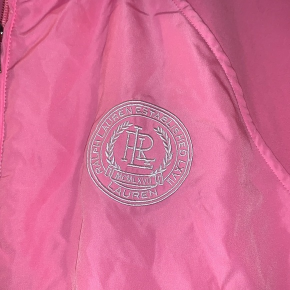 Lauren Active RL Pink zip up Jacket w/zipped pockets Size 2X Xcellent Condition - Picture 2 of 5